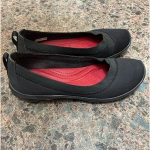 Crocs black not rubber